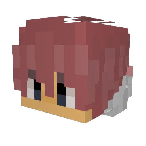 SergiiMas Minecraft avatar head, 3D render