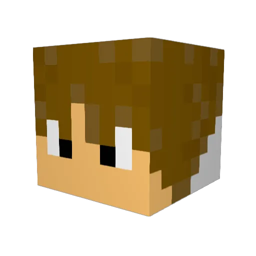Sergio44444 Minecraft avatar head, 3D render