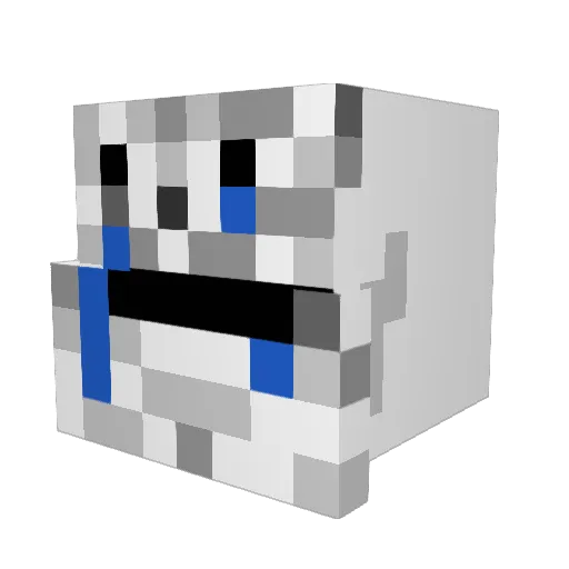 Sergio58 Minecraft avatar head, 3D render
