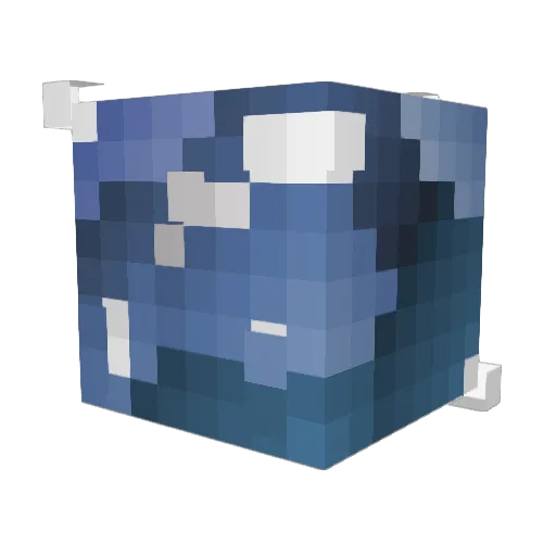 Sergio7408 Minecraft avatar head, 3D render