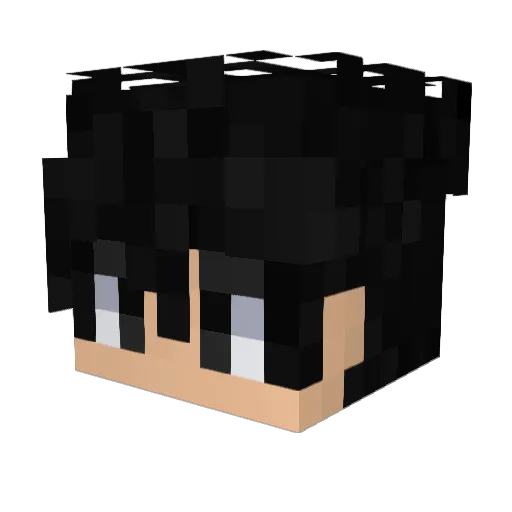 SergioD67 Minecraft avatar head, 3D render