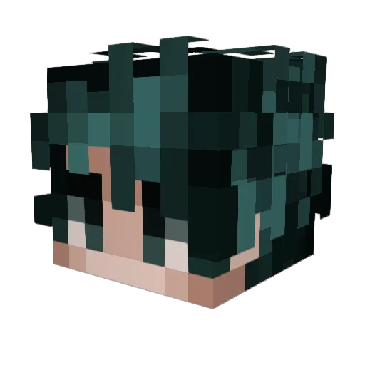 SergioDPA Minecraft avatar head, 3D render