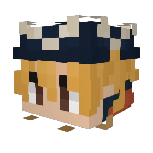 SergioDU9837 Minecraft avatar head, 3D render