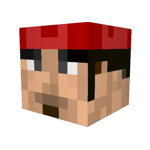 SergioNM5 Minecraft avatar head, 3D render