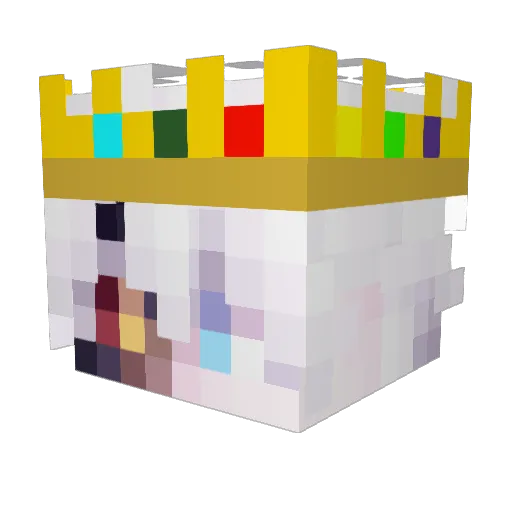 SergioRios2006 Minecraft avatar head, 3D render