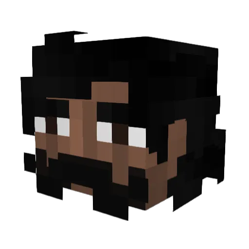 SergioThePlug12 Minecraft avatar head, 3D render
