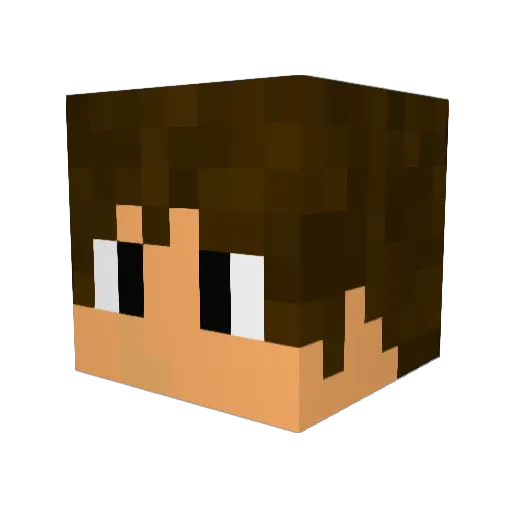 Sergio_Aguerooo Minecraft avatar head, 3D render