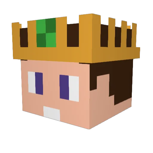 Sergio_Networks Minecraft avatar head, 3D render