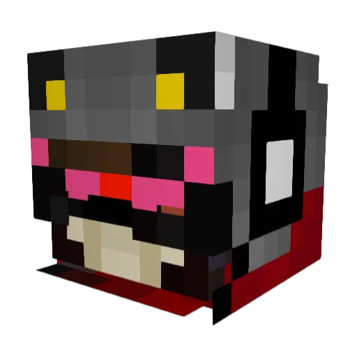 Sergioprojim Minecraft avatar head, 3D render