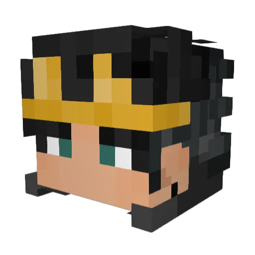 Sergitus07 Minecraft avatar head, 3D render