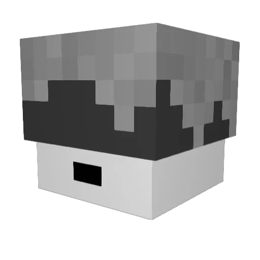 SergiuES Minecraft avatar head, 3D render