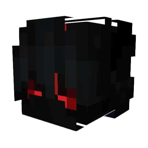 Sergixxzx Minecraft avatar head, 3D render