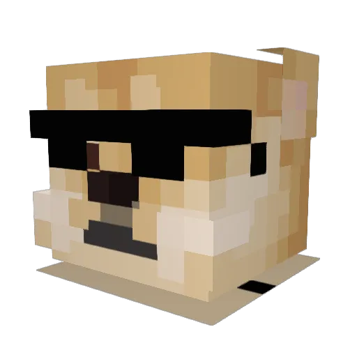 SerialMurders Minecraft avatar head, 3D render
