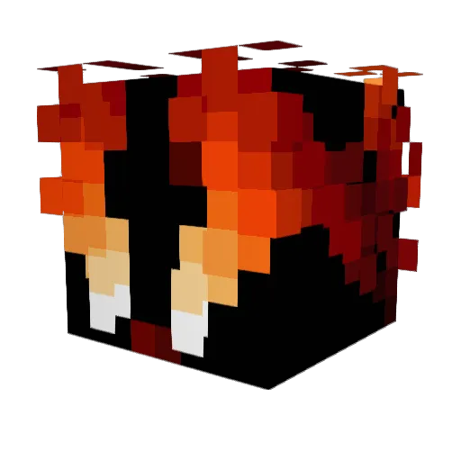 SeriallKiller7 Minecraft avatar head, 3D render
