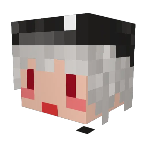 Seriel0 Minecraft avatar head, 3D render