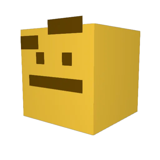 Serim2007 Minecraft avatar head, 3D render