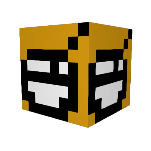 Seriobo Minecraft avatar head, 3D render