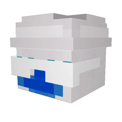 SeriouSKong017 Minecraft avatar head, 3D render