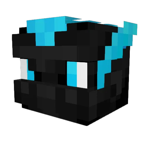 Serious_SA Minecraft avatar head, 3D render