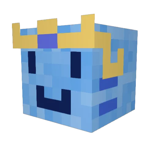 Seriouslyyyyy Minecraft avatar head, 3D render