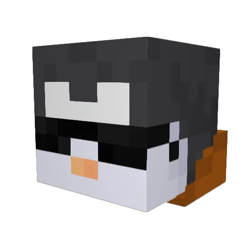 Seriousmaybe Minecraft avatar head, 3D render