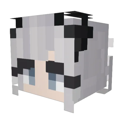 SerisVritra Minecraft avatar head, 3D render