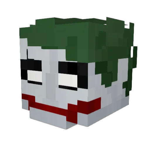 Seriuoz Minecraft avatar head, 3D render