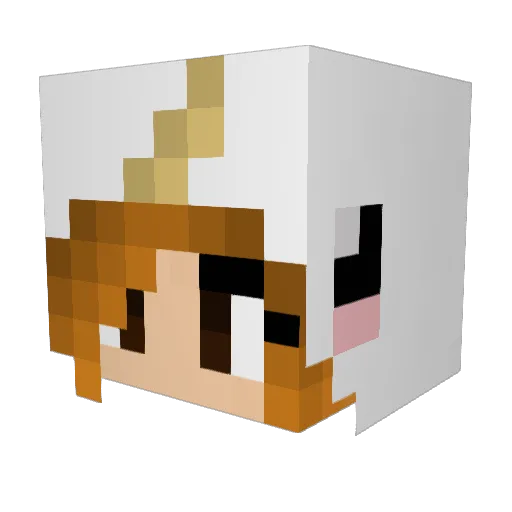 Seriyah5 Minecraft avatar head, 3D render