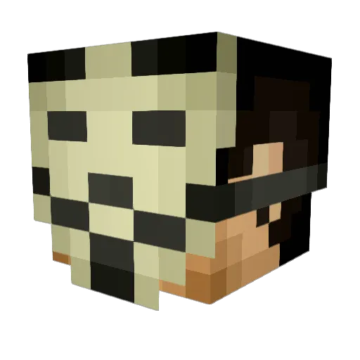 SerjFromRussia Minecraft avatar head, 3D render