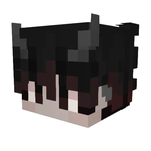 Serkiss Minecraft avatar head, 3D render