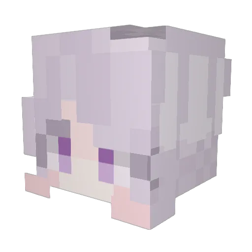 Serl_apricity Minecraft avatar head, 3D render