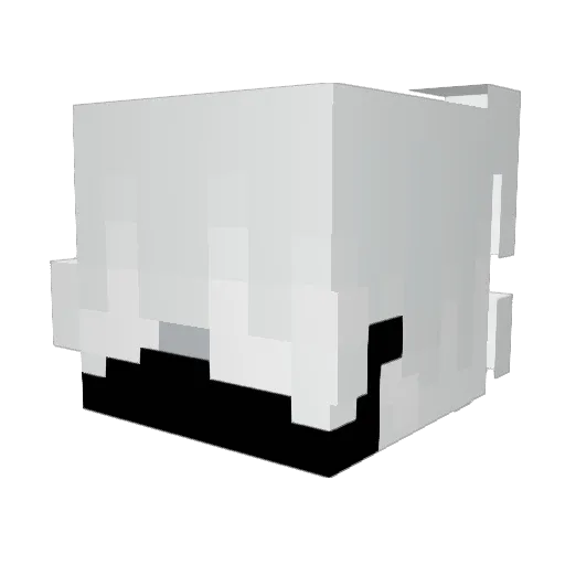 Serloan Minecraft avatar head, 3D render
