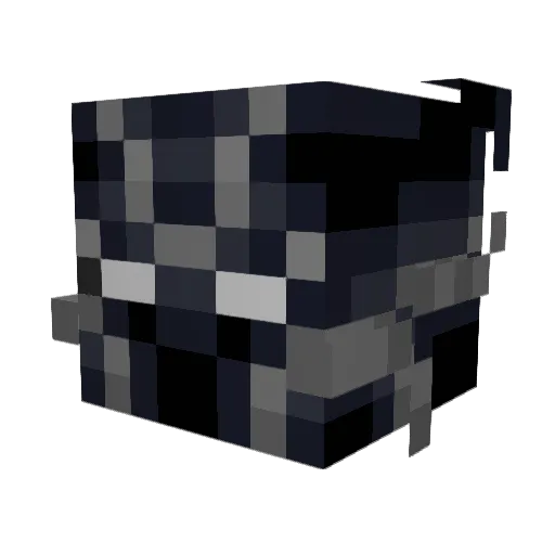 Sermo23 Minecraft avatar head, 3D render
