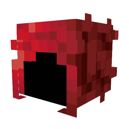 Serora Minecraft avatar head, 3D render