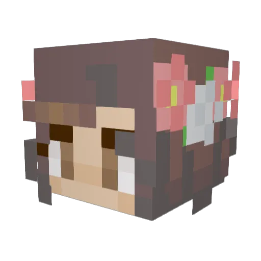 Serosion Minecraft avatar head, 3D render
