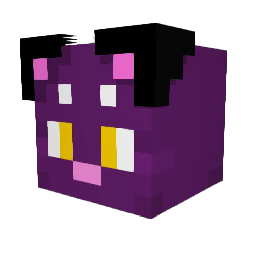SerpKNT Minecraft avatar head, 3D render