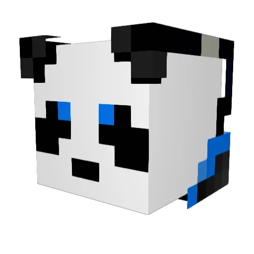 Serp_rior Minecraft avatar head, 3D render
