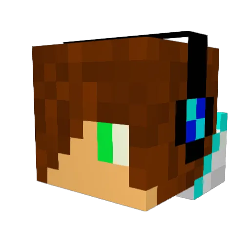 Serpent_Eagle Minecraft avatar head, 3D render