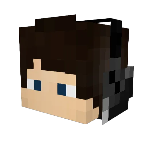 Serpente_87 Minecraft avatar head, 3D render