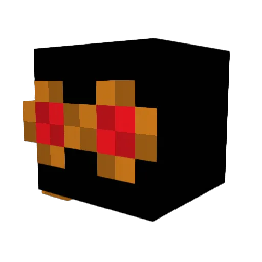 Serpro83 Minecraft avatar head, 3D render