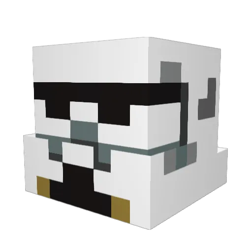 Serrby_15 Minecraft avatar head, 3D render