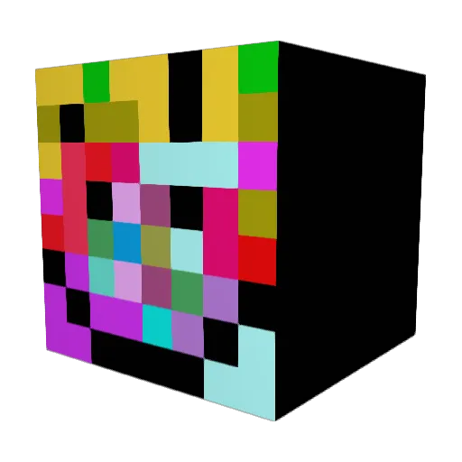 Serth55 Minecraft avatar head, 3D render
