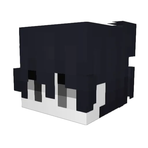 Serujo Minecraft avatar head, 3D render
