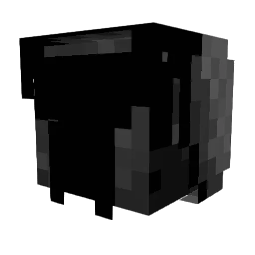 ServeChungus Minecraft avatar head, 3D render
