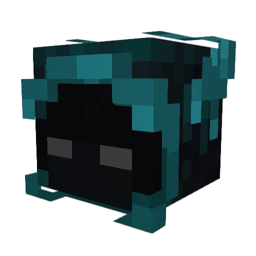 ServerAdmin_01 Minecraft avatar head, 3D render
