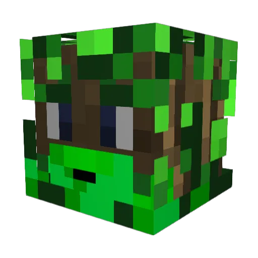 ServerIdiot Minecraft avatar head, 3D render