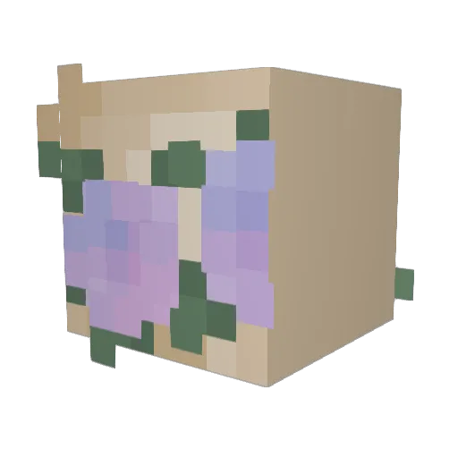 ServerJunkie Minecraft avatar head, 3D render