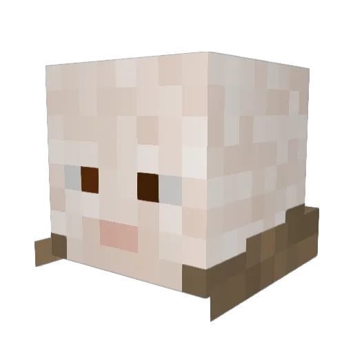 ServerPlague Minecraft avatar head, 3D render