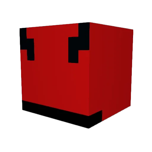 Servexity Minecraft avatar head, 3D render