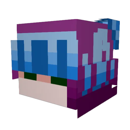 ServiceClub Minecraft avatar head, 3D render